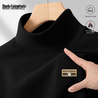 Men's Thermal Half-High Collar Long-Sleeve T-Shirt
