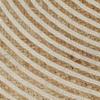 Tapis - vidaXL - Jute - Design de spirale - 120 cm - Fait à la main - Moderne