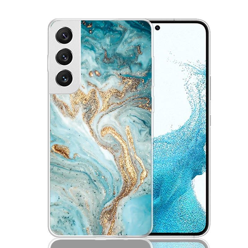 Granite Marble Phone Case For Samsung Galaxy S26 Ultra S23 S24 S25 Edge S20 FE S21 S22 Plus Soft Print Shell Cover Fundas Galaxy