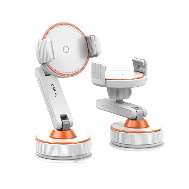 Car Phone Holder Dashboard With Nano Vacuum Suction Cup 360 Rotating Mount Smartphone Navigation