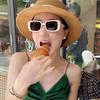 Internet celebrity sunglasses small frame rectangular new retro sunglasses women's sunglasses