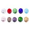 8-Grid Glass Wheel Beads Set (6-10mm) for DIY Jewelry & Accessories