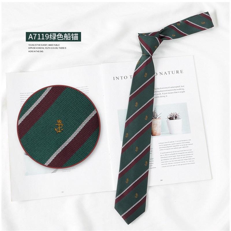 Korean Striped Hand Tie Jk College Style