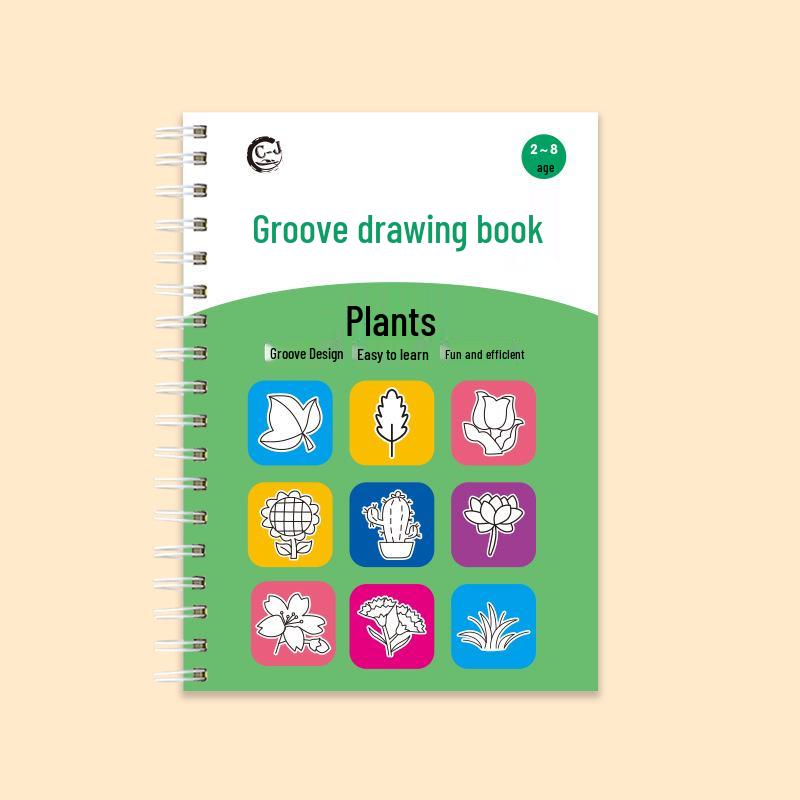Kids  Magic Calligraphy & Drawing Book: Preschool & Kindergarten Sticker Set