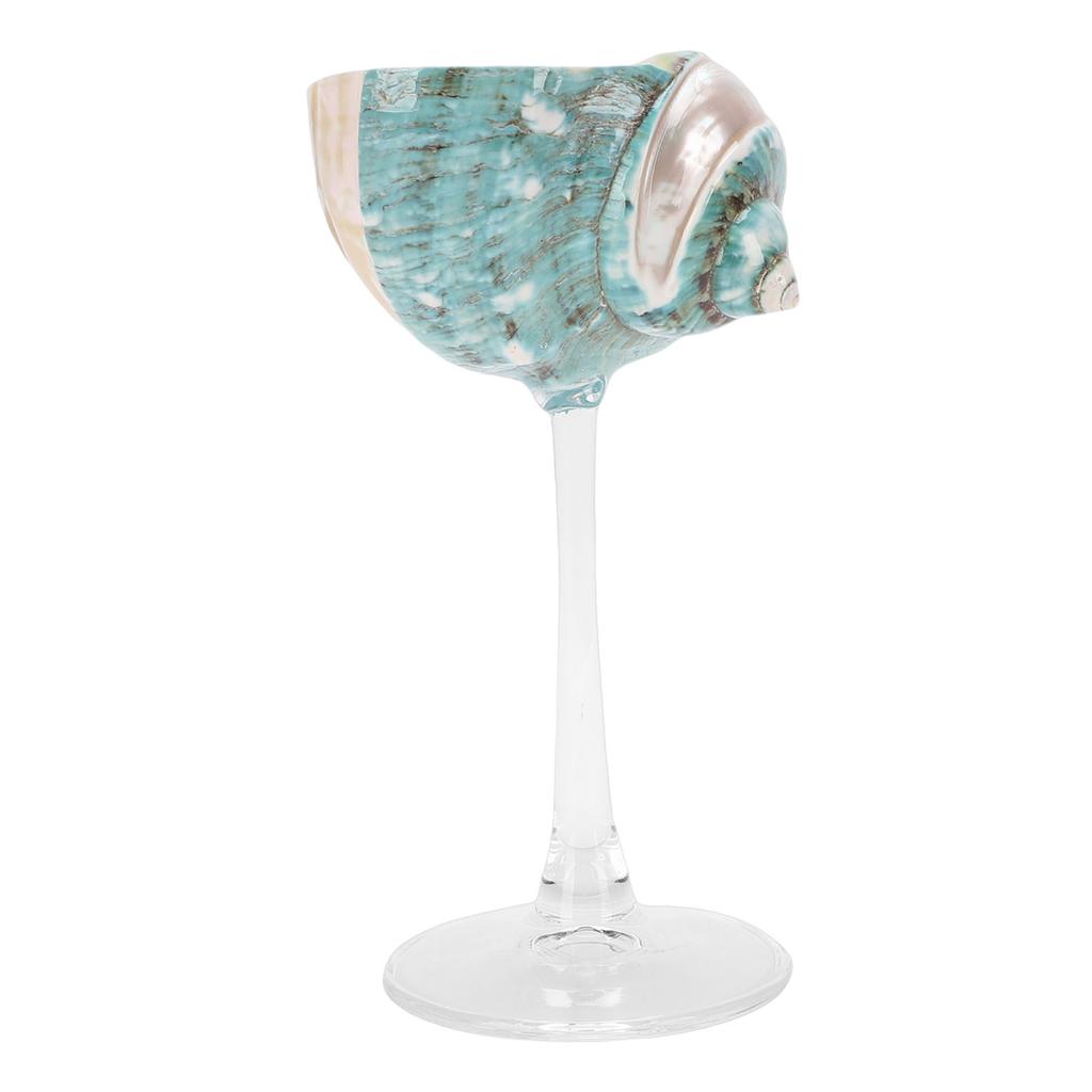 Wine Glass Unique Polished Stem Wine Glass for Cold Beverages Desk Ornament