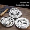 Danshi 304 Stainless Steel 3-Compartment Kids' Divided Plate
