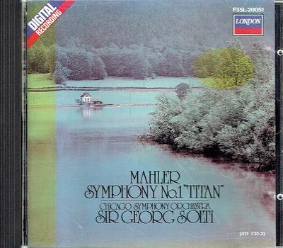 CD NEW YORK PHILHARMONIC ORCHESTRA ZU  Symphony No. 1 Giant Solti  Chica F35L20051 Polydor 1984 Japan Classical Used