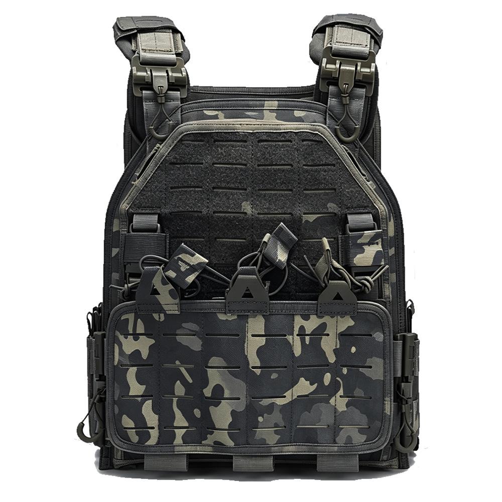 Quick Release 1000D Tactical Vest with Molle System and Laser Cut Design