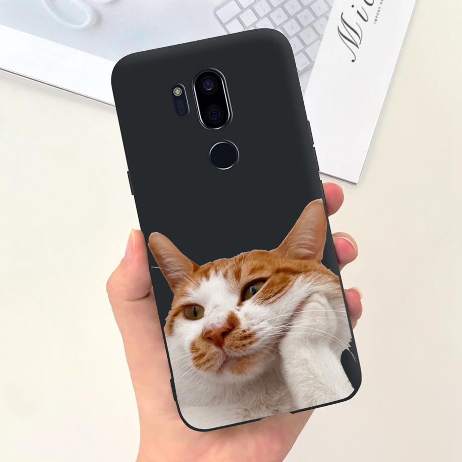 For LG G7 ThinQ G7 Plus Case Luxury Soft Silicone TPU Bumper Phone Cover for LG G6 G6+ Plus Capa Panda Rabbit Goothic Style Case