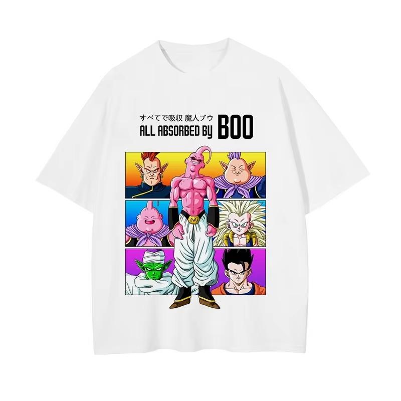 2026 New Summer Dragon Ball 40th Anniversary Son Goku Anime Printed T-shirt Extra Size Casual Streetwear Unisex Y2k