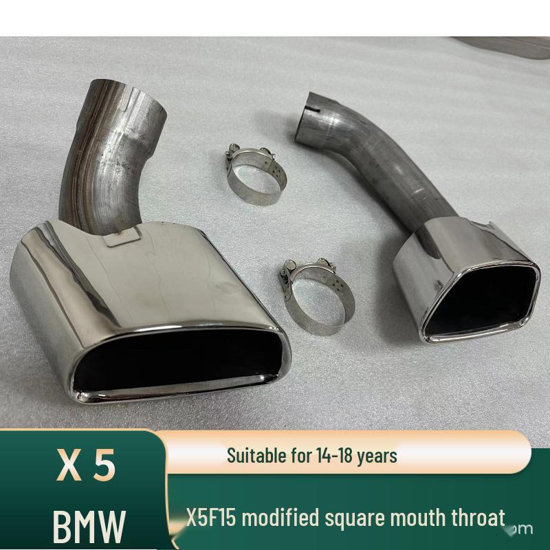 

Stainless Steel Double Outlet Square Tailpipe for BMW X5 F15 (2014-2018)
