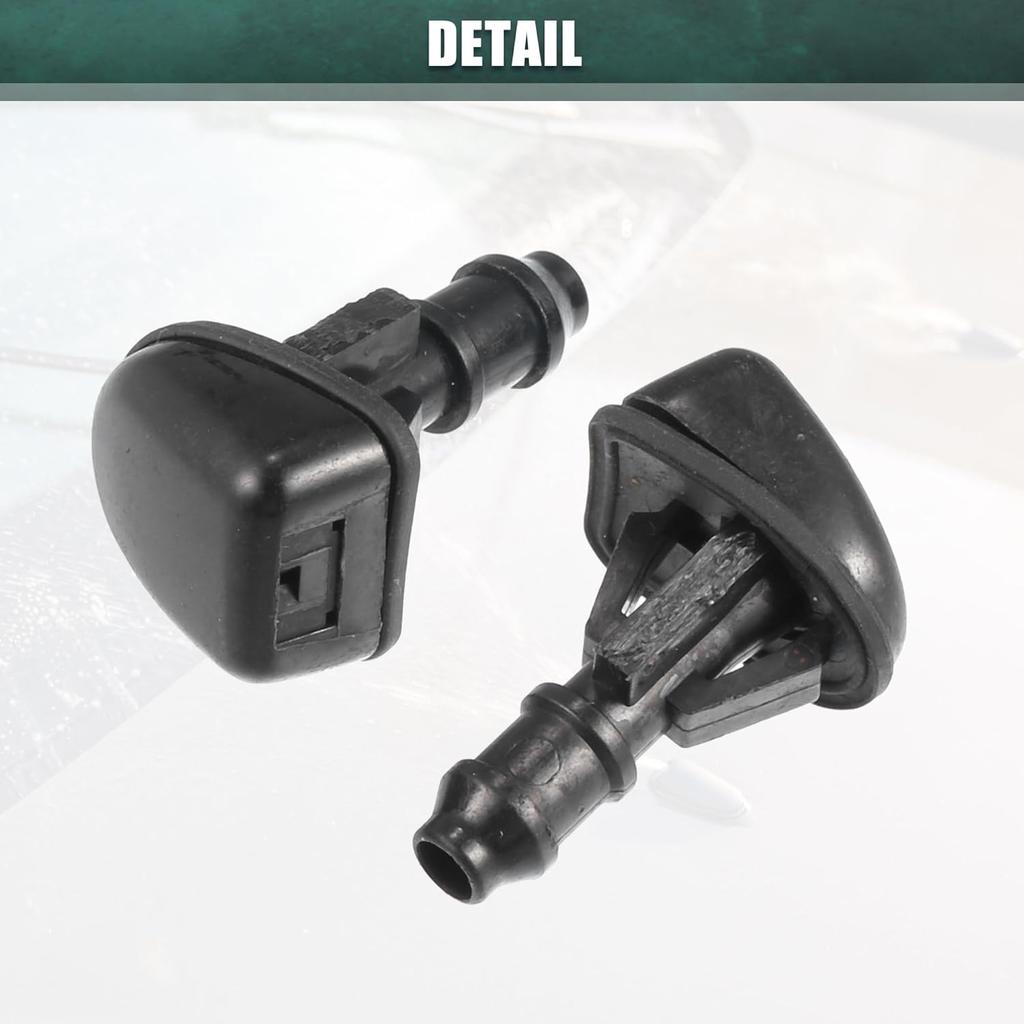 ACROPIX Windshield Wiper Washer Nozzle Spray Jet Fit for Ford Escape 2009-2012 No.8L8Z17603AA - Pack of 1 Black