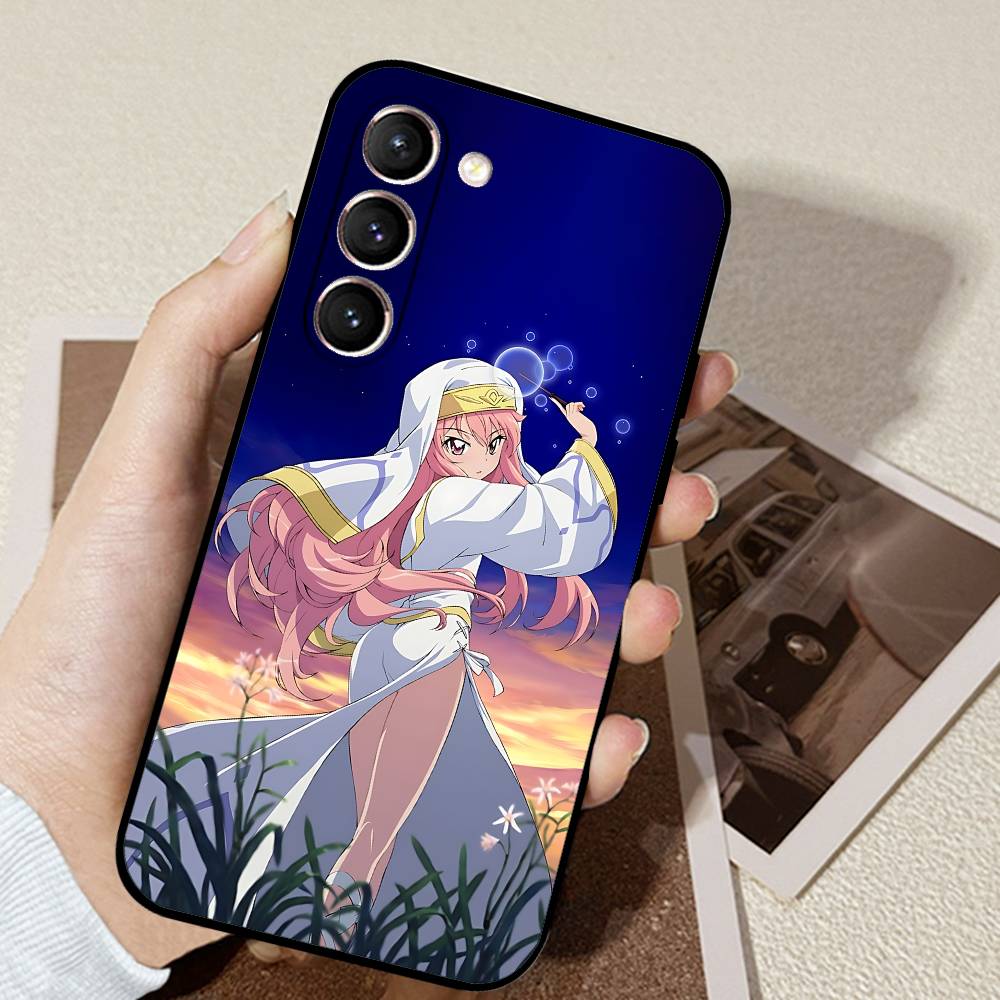 Zero No N-TsukaimaS Phone Case Black Ultra-thin Shockproof Case For Samsung S24/S25/S22/S30/Note20/Lite/Ultra/5G/Plus/FE
