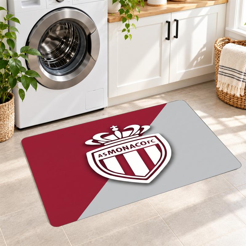 Flannel Kitchen Mat Monaco FC Soft Area Rug Non Slip Floor Carpet Home Decoration