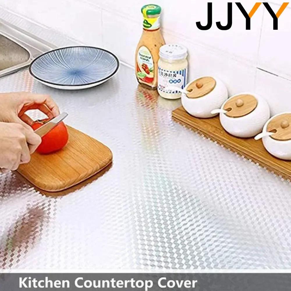 Self-adhesive Aluminium Foil Paper - Kitchen Oil & Fire Resistance High Temperature Waterproof Moisture Cabinet Tile Wallpaper