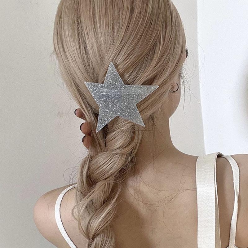 Star Hairpin Gothic Headwear Irregular Stars Hair Clips Fashion Hair Accessories for Girls Women Party Favor
