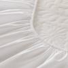 1pc Waterproof Mattress Cover White Color Fitted Sheet with Elastic Band Single/Queen/King Size Mattress Protector