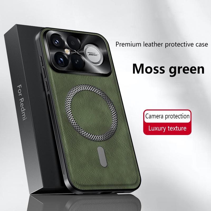 

Case for Mi POCO F8 F7 F6 F5 Pro F7 F8 Ultra F7 F6 F5 F4 F3 Cover Soft Shockproof Mag-safe Metal Camera Protector Shell Fundas Poco F4 зелений