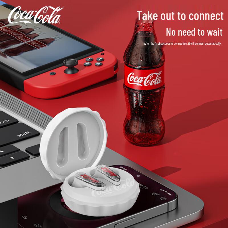 Coca-Cola Kabellose Bluetooth Semi-In-Ear Ohrhörer
