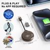 New Mini Smart AI BOX Wireless Video CarPlay Adapter with Netflix/YouTube/Tiktok OEM Wired CarPlay Cars Portable Car Adapter Cable Wired To Wireless
