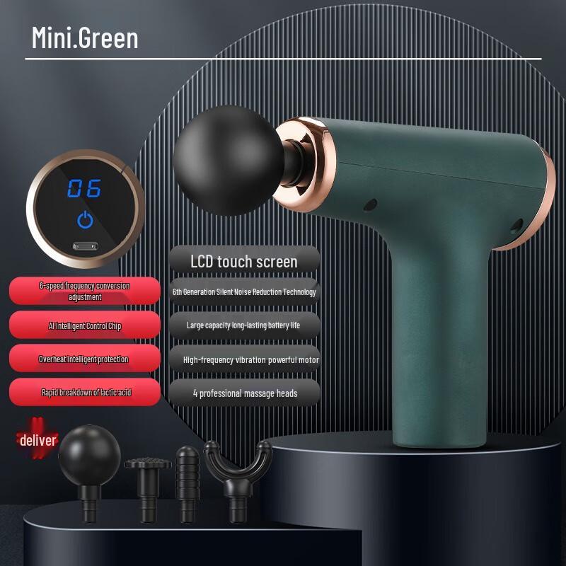Long Chan Portable Mini Muscle Fascia Gun CN plug (adapter included)