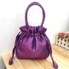 Bolso Cubo Vintage Bordado Étnico con Cordón 2025 para Mujer - Bolso de Tela Hecho a Mano para Teléfono Móvil y Almacenamiento