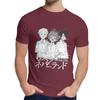 Wysokiej jakości bawełna Neverland Manga Ray Vaporwave Anime Koszulka Męska S Harajuku Młody Styl Klasyczny O