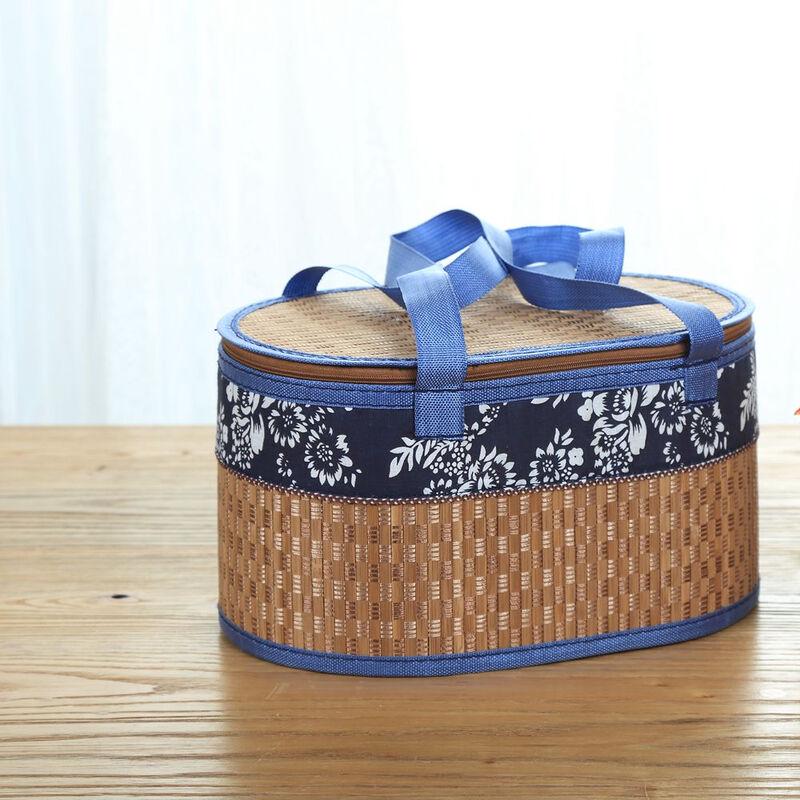 Chinese Style Hand-Woven Bamboo Gift Basket