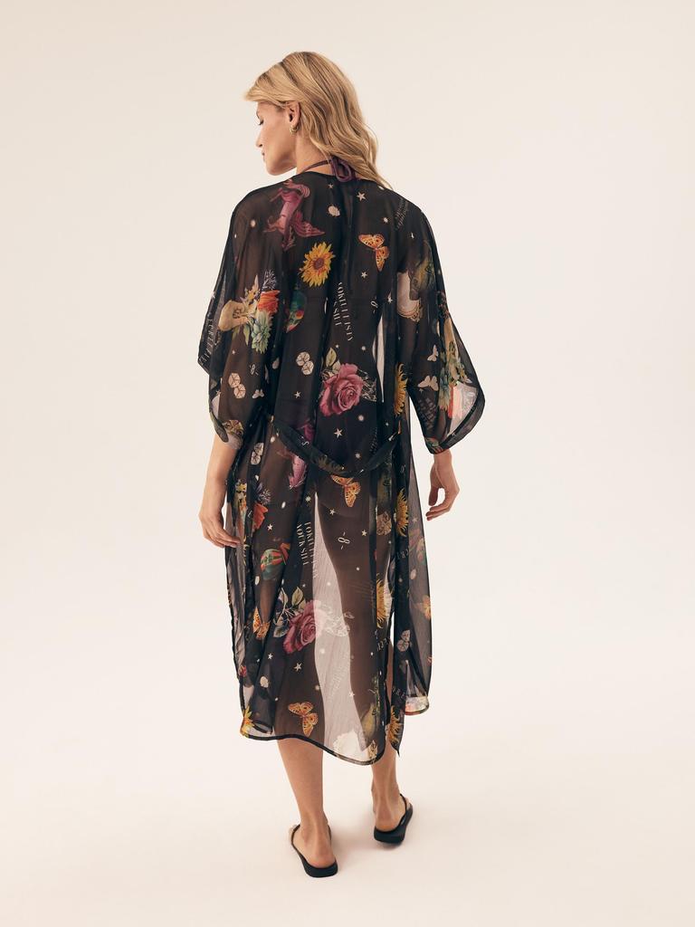 Harlay Esotiq Women' Beach Robe | Black /