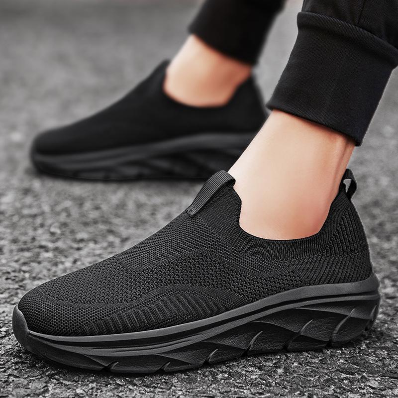 Mens Walking Shoes Lightweight Breathe Casual Mesh Running Shoes Slip On Tennis Sneakers Comfort Gym Workout 2025