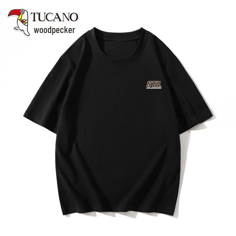 TUCANO Men's Retro Print Cotton Short Sleeve T-Shirt