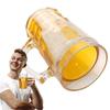 Fake Beer Mug Funny Water Cup, Novelty Prank Toy & Gag Gift for Adults Coworkers, Creative Desk Ornament for Office Home Decor