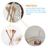 10 Pcs Bamboo Spoon Long Handle Mixing Milk Reusable Coffee Stirring Dessert Small Salt