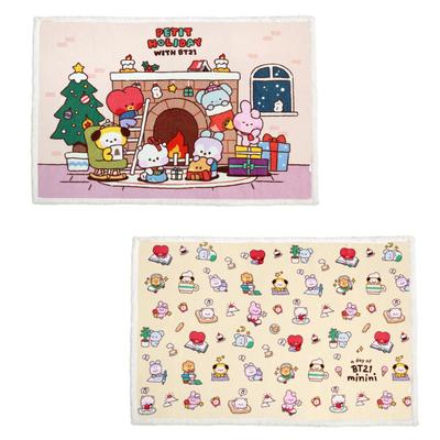 BT21 minini Κουβέρτα PETIT HOLIDAY, EVERYDAY, Επίσημα Αυθεντικά Εμπορεύματα, KPOP, KBeauty, δωρεάν δείγματα