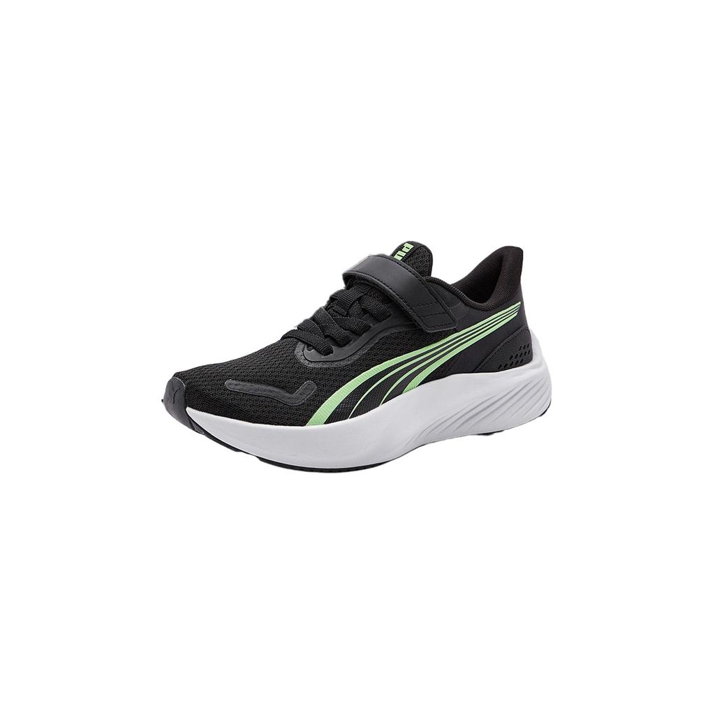 Puma Pounce Lite Ac+ Jr Versatile Comfortable Durable Low-Top Kids Running Shoes Kids Sneaker Black 404319-03