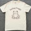 Frog Shirt, Funny Frog Lover Tee, Feeling Froggy T Shirt, Cute Animal Graphic Tee, Comfort Colors Frog Shirt, Nature Lover Gift