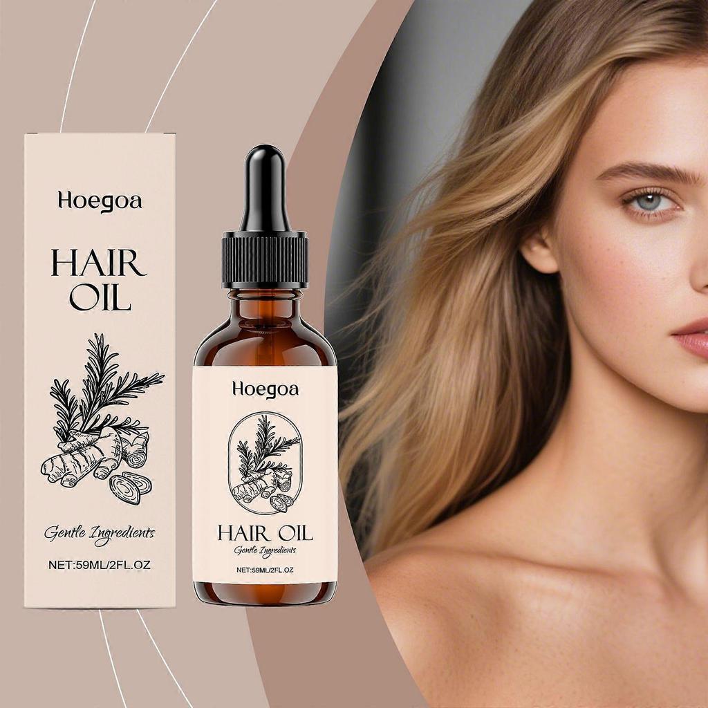 Hoegoa Hair Care Essential Oil Nourishes And Moisturizes Hair, Making It Smooth And Lustrous. Daily Massage Hair Care Essential Oil