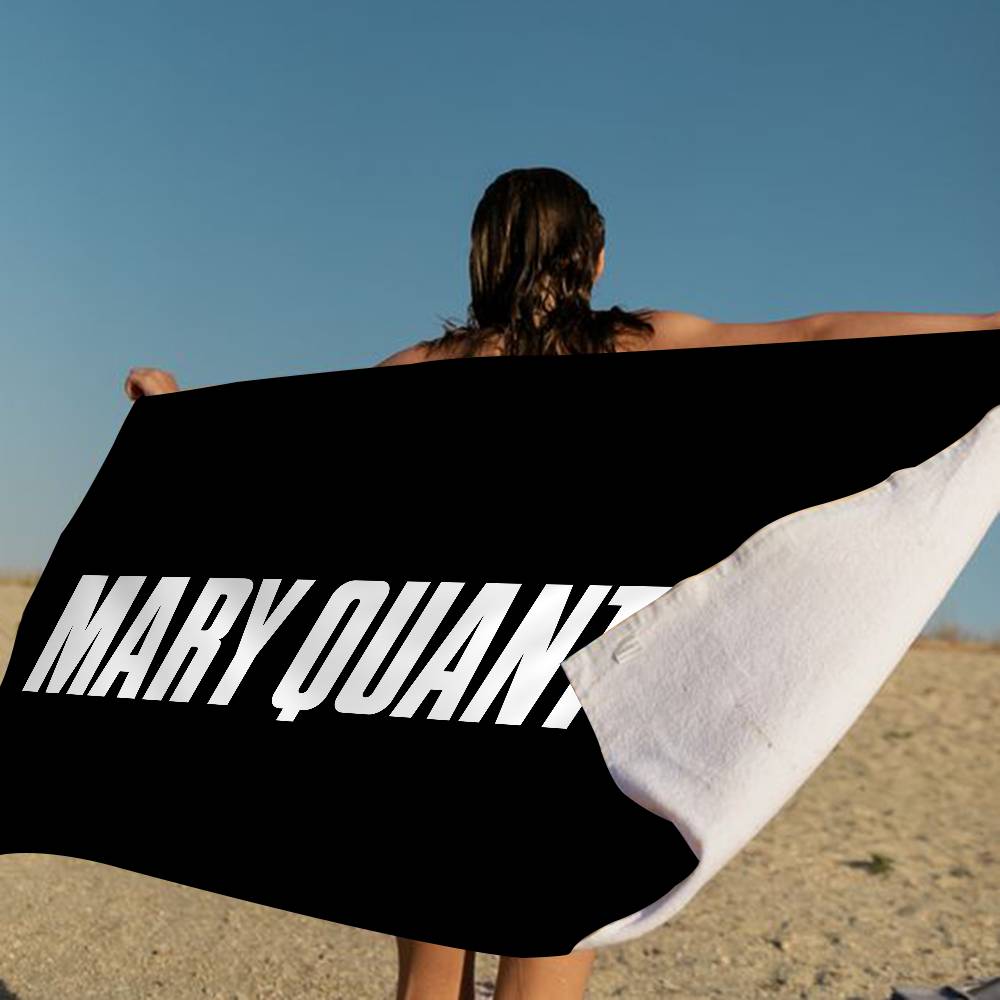 Fashion Logo Q-Quant M-Mary Beach Towel Colorful Bath Towels For Girl Microfiber Quick Dry Custom Sand Free Beach Yoga Spa Gym