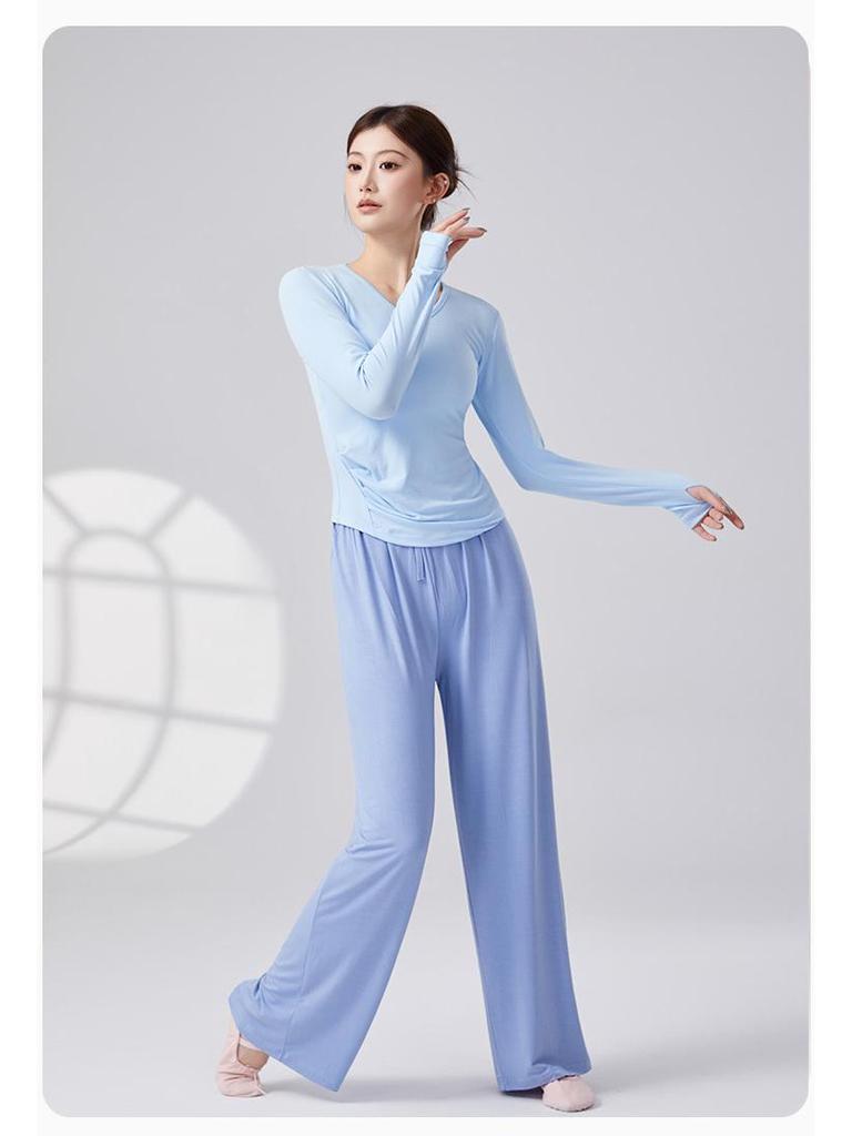 Women's Long Sleeve Modern Chinese Dance Costume Set