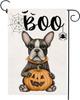 Halloween Dog Garden Ag 12x18 Inch Vertical Double Sided Pumpkin Boo Holiday Outside Decorations Burlap Yard Decor WWL IIC