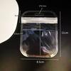 Thick Transparent Self Sealing Sack High Definition Bone Sealing Bag Jade Bracelet Accessories Storage Dust-proof Packaging Pouch with Hanging Hole