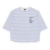 Bluetail Sky Blue STripe T shirT azg1Ts01sb
