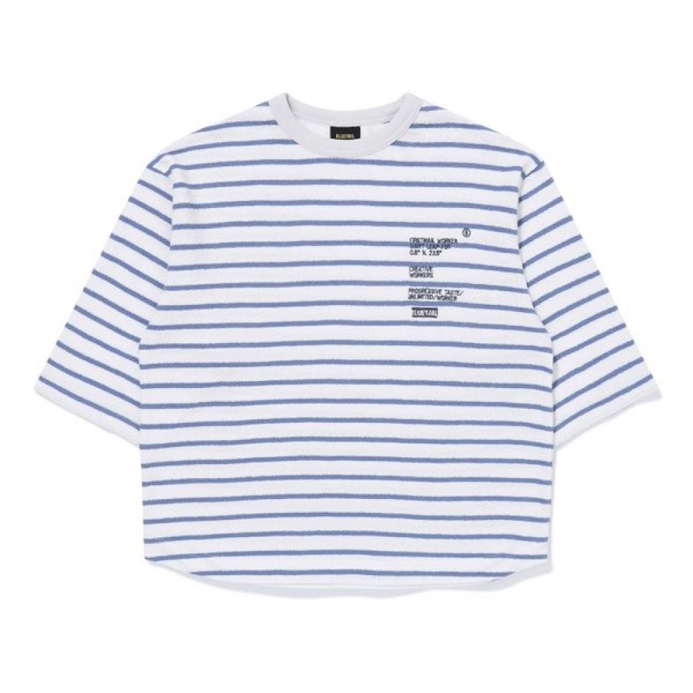 Bluetail Sky Blue STripe T shirT azg1Ts01sb