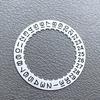 White Date Disk Wheel for Japan Miyota 9015 Movement Date@3