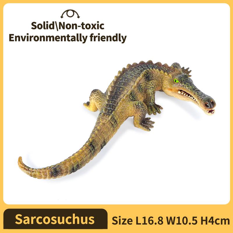 Alligator Crocodile Figurine Plastic Model Figure - Enjoyable Instructive Enjoy Toy Designed for Boys Girls and Children Ages 18M