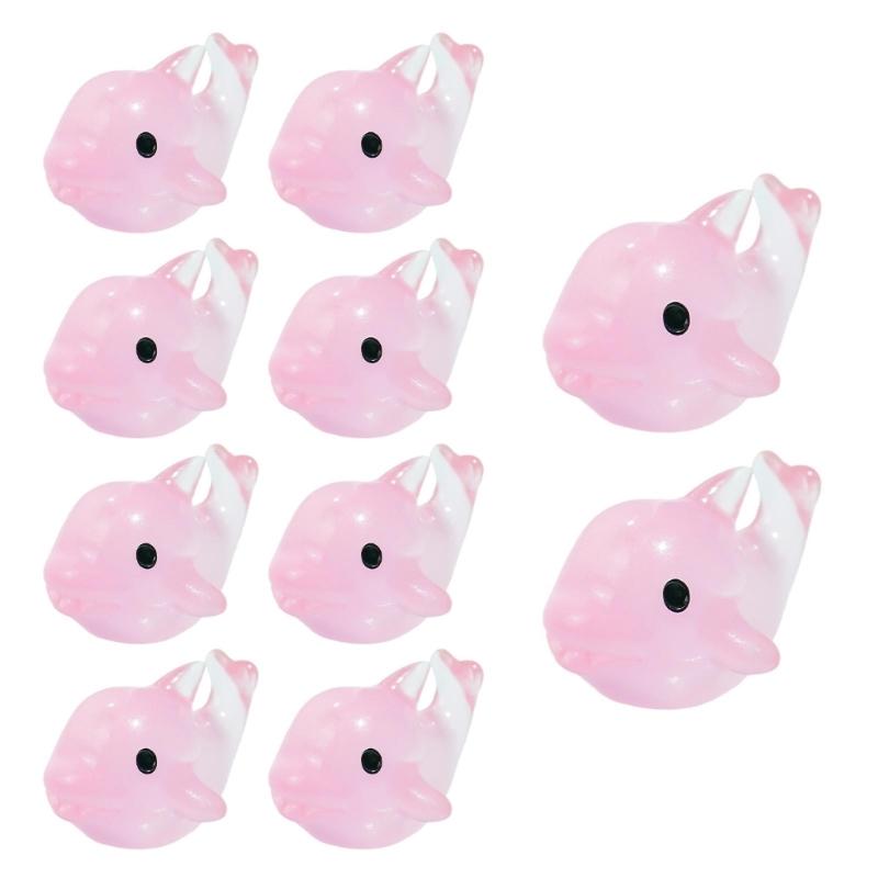 10lots Luminescent Fishes Tanks Decorations Artificial Aquariums Fishes Home Office Fish Tanks Decoration розовый