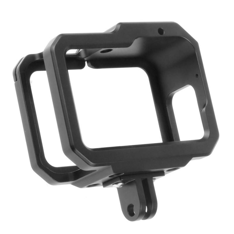 Aluminum Frame Cage GoPro HERO13 12 11 10 9 With Cold Shoe Mount LED Light Support Protective Border