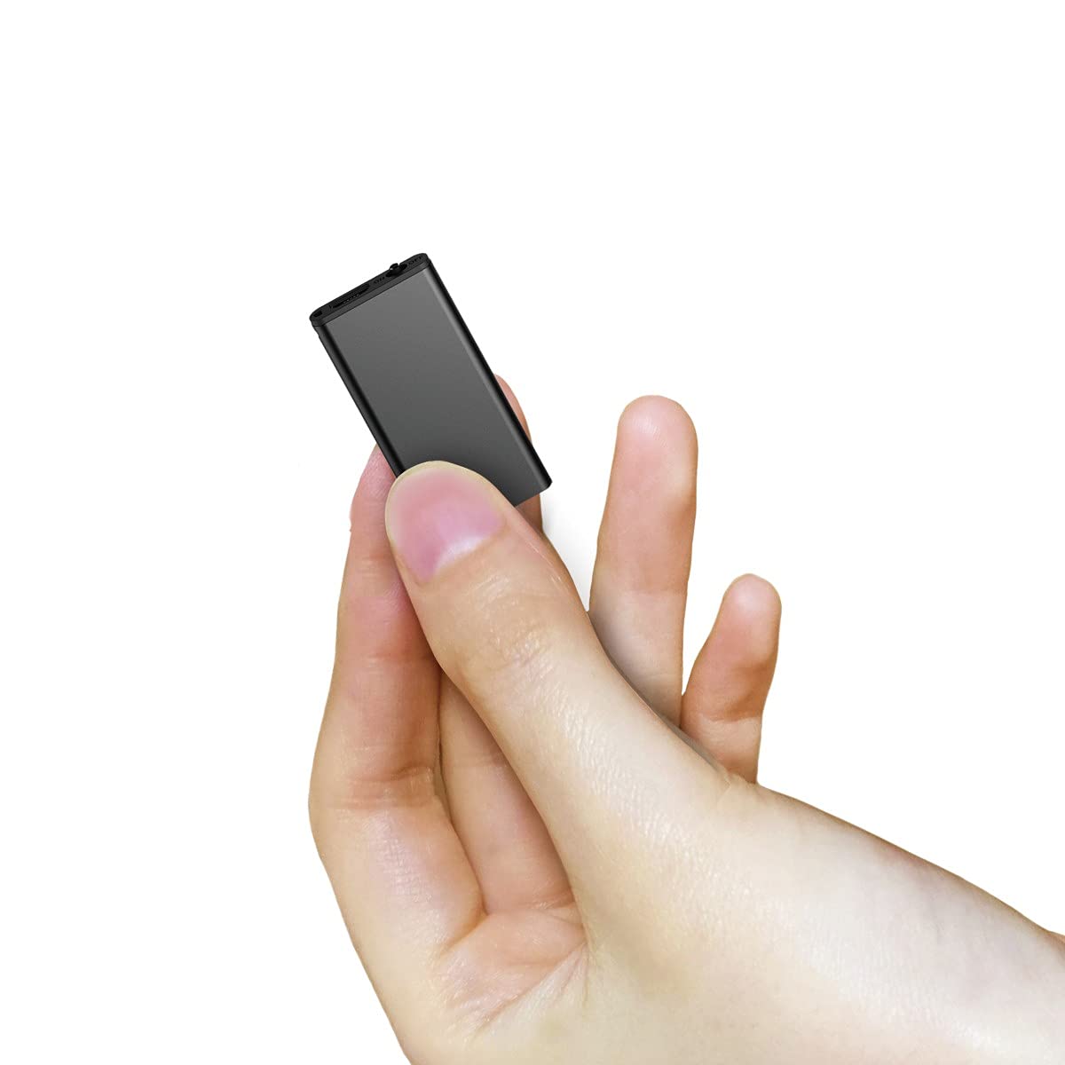 

Voice 16GB Easy Japanese Instruction Lightweight Security Device MQ049 M@Q Recorder, Ultra-Small, Lightweight, Long-Recording Time, Card-Operated, чорний