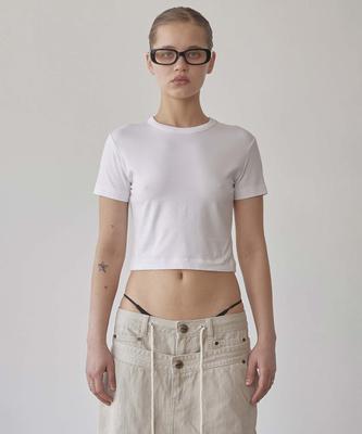 SCULPTOR The Day Dreamers Crop Top White