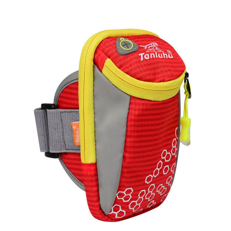 6in Outdoor Sport Running Arm Bag Wrist Pouch Exercise Jogging Gym Adjustable Waterproof Phone Arm Bag for Phone Keys
